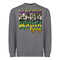 Storm cowhide mardi gras Heavyweight Sweatshirt - CowGirlArtShop