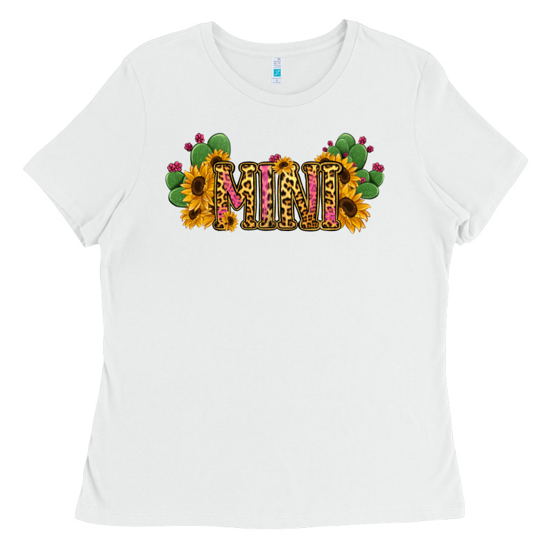 Cactus Leopard Sunflower Mama And Mini Set Ladies Tee by Jasminsmagicworld | Teevron