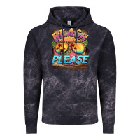 Cloud Black becach please Vintage Hoodie - BarkalooDesign