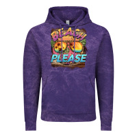 Cloud Purple becach please Vintage Hoodie - BarkalooDesign