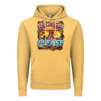 Vintage Mustard becach please Vintage Hoodie - BarkalooDesign