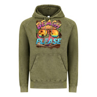 Vintage Olive becach please Vintage Hoodie - BarkalooDesign