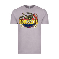 Vintage Zinc louisiana state Vintage Tee - BarkalooDesign