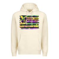 Sandshell mardi gras flag Premium Hoodie - FaDigitalArtStudio