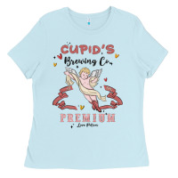 Baby Blue cupids brewing company Ladies Tee - MaliasSmallBusiness