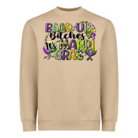 Mushroom bead up bitches its mardi gras Heavyweight Sweatshirt - CowGirlArtShop