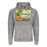 Cloud Rock summer vibes sunset and fruits Vintage Hoodie - BarkalooDesign