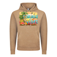 Vintage Coffee summer vibes sunset and fruits Vintage Hoodie - BarkalooDesign