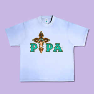 Papa Jesus With Cross Urban Heavy Tee Designed By Bettercallsaul