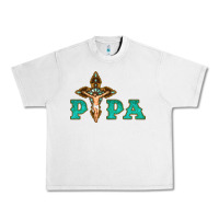 Lunar Rock Papa Jesus with Cross Urban Heavy Tee - Bettercallsaul
