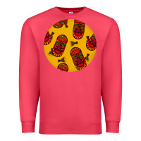 Cardinal african masks round earrings 5 Premium Sweatshirt - BundleAndBundleShop