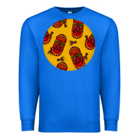True Royal african masks round earrings 5 Premium Sweatshirt - BundleAndBundleShop