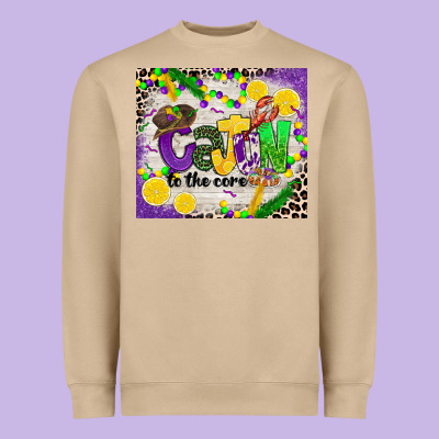 Cajun To The Core Heavyweight Sweatshirt Designed By Cowgirlartshop
