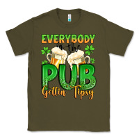Army Green everybody in the pub gettin tipsy Classic Tee - Artiststas