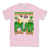 Bubblegum Pink everybody in the pub gettin tipsy Classic Tee - Artiststas