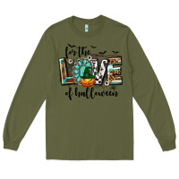 Army Green Western For The Love of Halloween Long Sleeve Tee - texasbilliewilder
