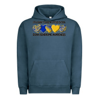Pigment Midnight Navy its okay to be little extra Urban Hoodie - Artiststas