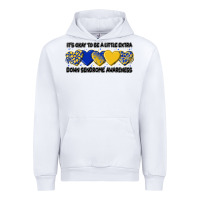 White its okay to be little extra Urban Hoodie - Artiststas