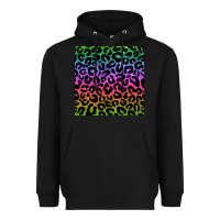 Black leopard glitter seamless pattern Heavyweight Hoodie - BundleAndBundleShop