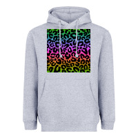 Heather Grey leopard glitter seamless pattern Heavyweight Hoodie - BundleAndBundleShop
