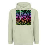 Matcha leopard glitter seamless pattern Heavyweight Hoodie - BundleAndBundleShop