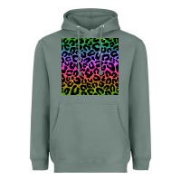 Sage leopard glitter seamless pattern Heavyweight Hoodie - BundleAndBundleShop