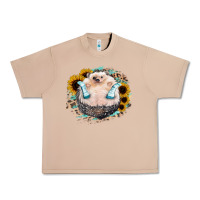 Burro Hedgehog with Sunflower Urban Heavy Tee - Bettercallsaul