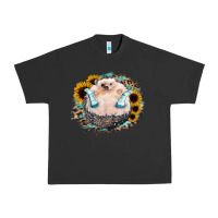 Pigment Black Hedgehog with Sunflower Urban Heavy Tee - Bettercallsaul
