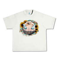 Pistachio Hedgehog with Sunflower Urban Heavy Tee - Bettercallsaul
