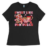 Black sweet like pan dulce Ladies Tee - MaliasSmallBusiness
