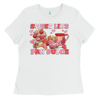 White sweet like pan dulce Ladies Tee - MaliasSmallBusiness
