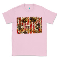 Bubblegum Pink america, cowhide, leopard backgraund Classic Tee - JahusDesignShop