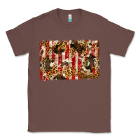 Chestnut america, cowhide, leopard backgraund Classic Tee - JahusDesignShop