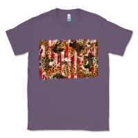 Lavender america, cowhide, leopard backgraund Classic Tee - JahusDesignShop