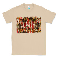 Mushroom america, cowhide, leopard backgraund Classic Tee - JahusDesignShop