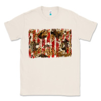 Natural america, cowhide, leopard backgraund Classic Tee - JahusDesignShop