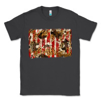 Smoke america, cowhide, leopard backgraund Classic Tee - JahusDesignShop