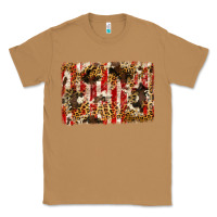 Toasted Coconut america, cowhide, leopard backgraund Classic Tee - JahusDesignShop