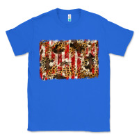True Royal america, cowhide, leopard backgraund Classic Tee - JahusDesignShop