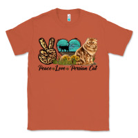 Copper Peace Love Persian Cat Classic Tee - LillyAllenDesigns