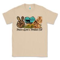 Mushroom Peace Love Persian Cat Classic Tee - LillyAllenDesigns