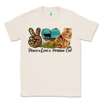 Natural Peace Love Persian Cat Classic Tee - LillyAllenDesigns
