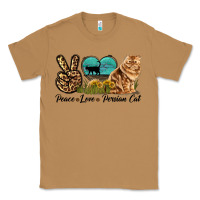 Toasted Coconut Peace Love Persian Cat Classic Tee - LillyAllenDesigns