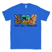 True Royal Peace Love Persian Cat Classic Tee - LillyAllenDesigns