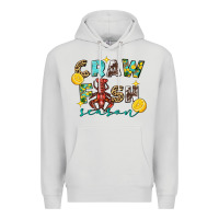 Dove Grey Crawfish season Premium Hoodie - FaDigitalArtStudio