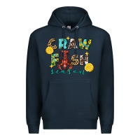 Navy Crawfish season Premium Hoodie - FaDigitalArtStudio