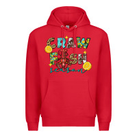 Red Crawfish season Premium Hoodie - FaDigitalArtStudio