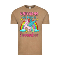 Vintage Coffee unicorns are born in november Vintage Tee - Jasminsmagicworld