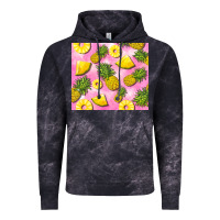 Cloud Black pink pineapple Vintage Hoodie - BarkalooDesign