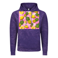 Cloud Purple pink pineapple Vintage Hoodie - BarkalooDesign